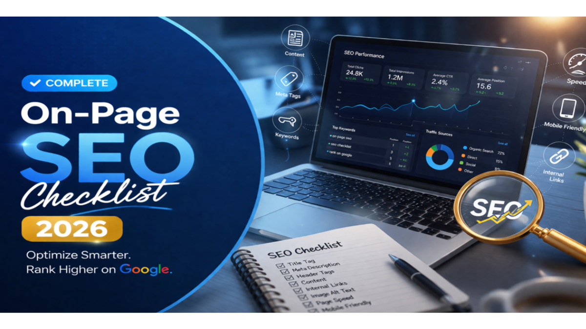 On-Page SEO Checklist 2026: Optimize Your Website for Higher Rankings &amp; Traffic