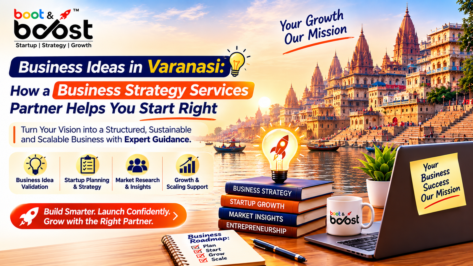 Business Ideas in Varanasi: How a Business Strategy Services Partner Helps You Start Right