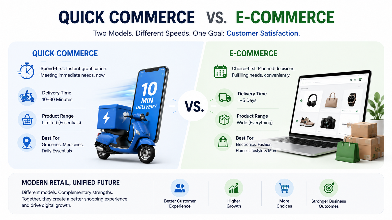 Quick Commerce vs. E-Commerce: A Strategic Deep Dive into Modern Retail &amp;amp;amp; How Boot and Boost Empowers Digital Growth