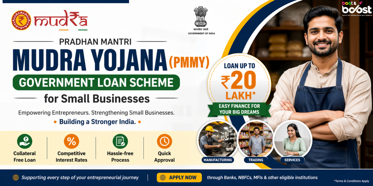Pradhan Mantri Mudra Yojana (PMMY) – Government Loan Scheme for Small Businesses