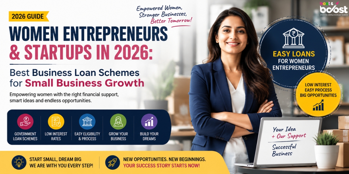 Women Entrepreneurs & Startups in 2026: Best Business Loan Schemes for Small Business Growth